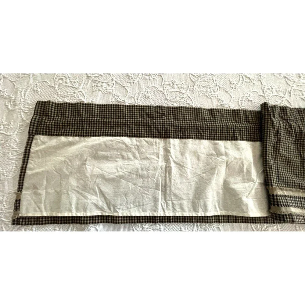 Farmhouse Rise and Shine Rooster Valance Home Collections by Raghu Country Lined